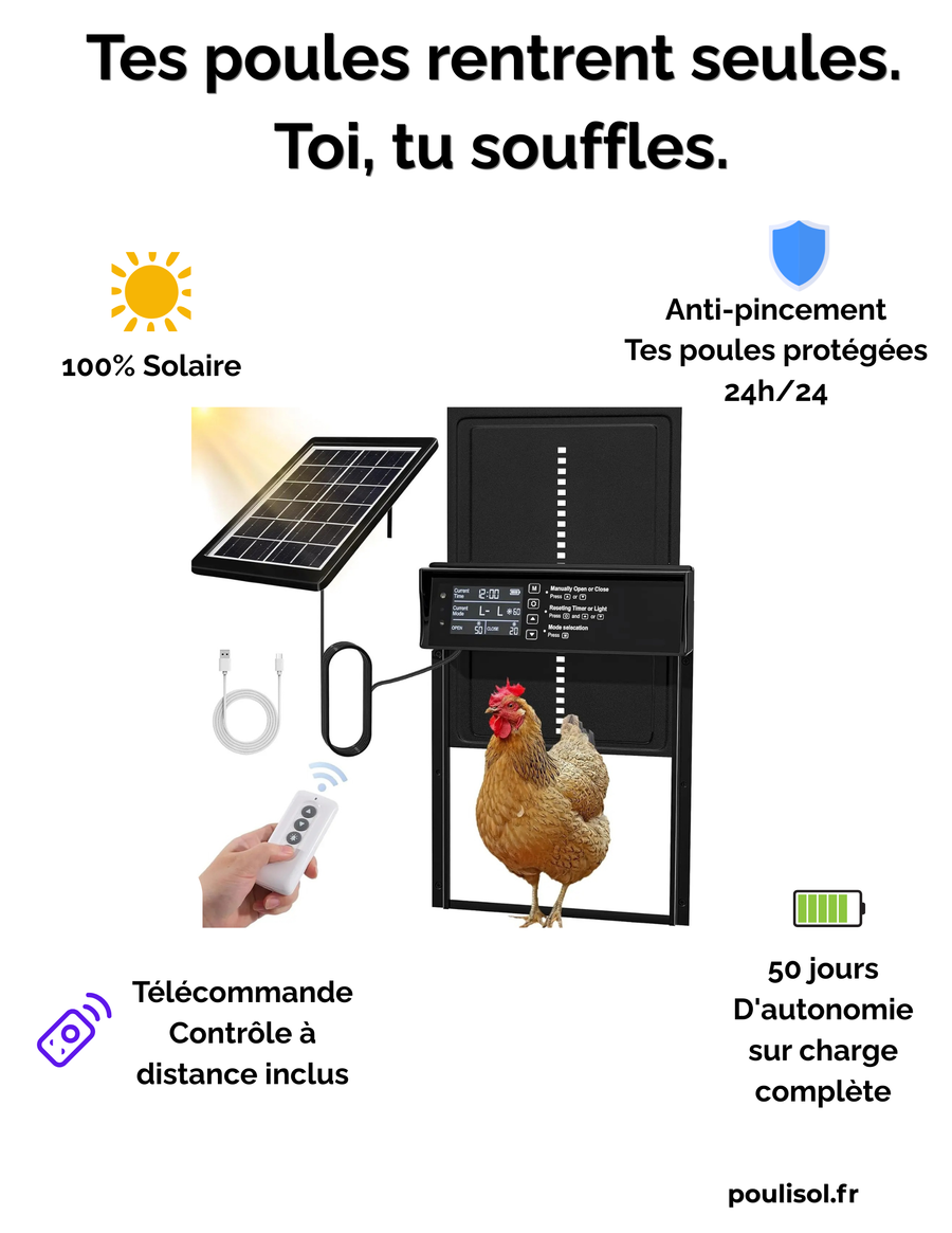 Solaire et autonome — même sous les nuages