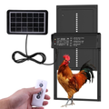 Porte poulailler automatique solaire avec télécommande et panneau