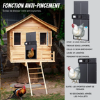 Système anti-pincement intelligent porte PFS-172C aluminium
